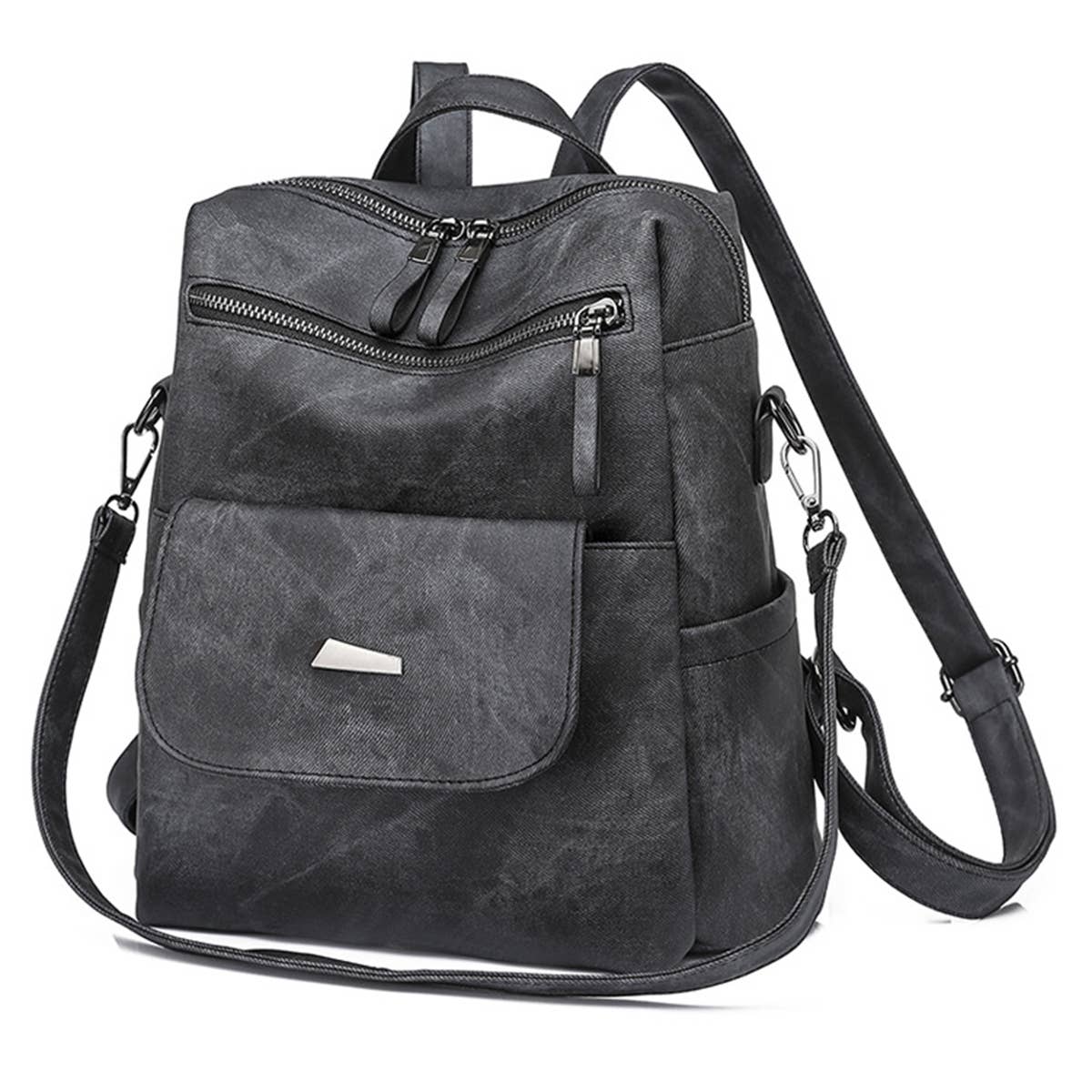 ACCITY - Wholesale Backpack - Women's - WOMEN BACKPACK FASHION LEATHER TRAVEL SHOULDER BAGS_CWAB07303