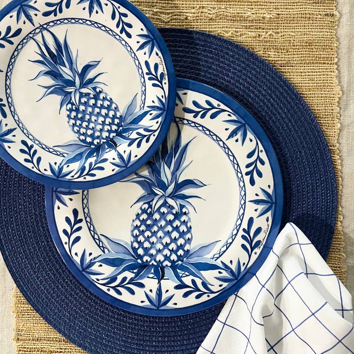 Bamboo Table - Vente Assiette - Collection d'assiettes en bambou Blue Pineapple7