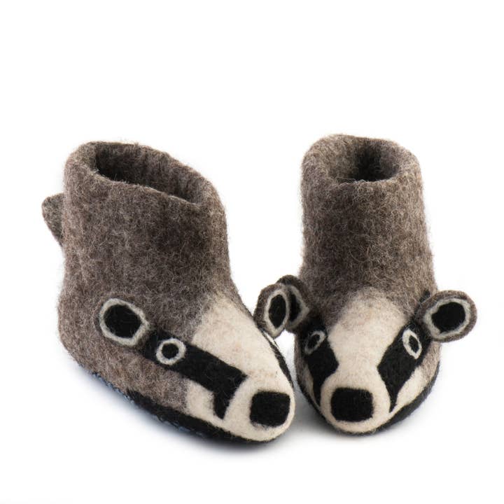 Sew Heart Felt - Wholesale Slippers - Kids - Billie Badger Children's Slippers