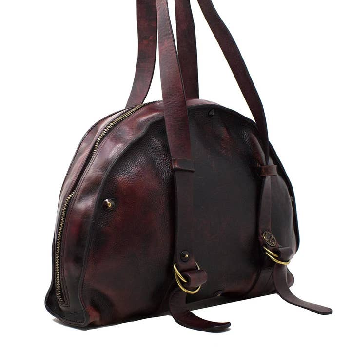 Maledetti Toscani - Wholesale Schoudertas - Dames - Nectaris schoudertas van plantaardig gelooid en kledinggekleurd leer1