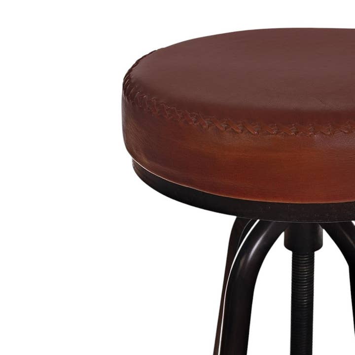 NACH - Wholesale Stool - Industrial Bar Stool, Leather3