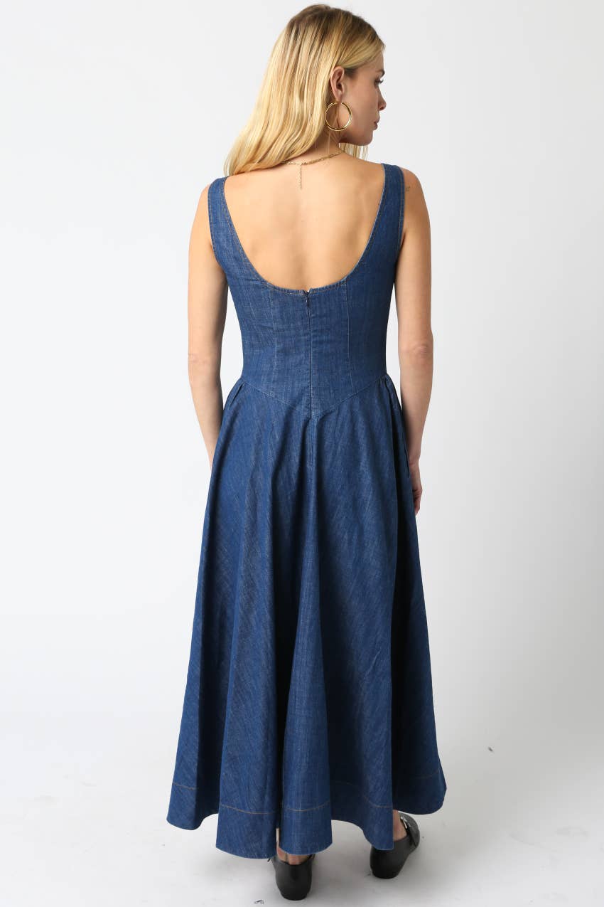 Rin Denim Dress for wholesale on Faire3