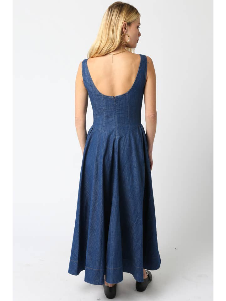 Rin Denim Dress for wholesale on Faire3