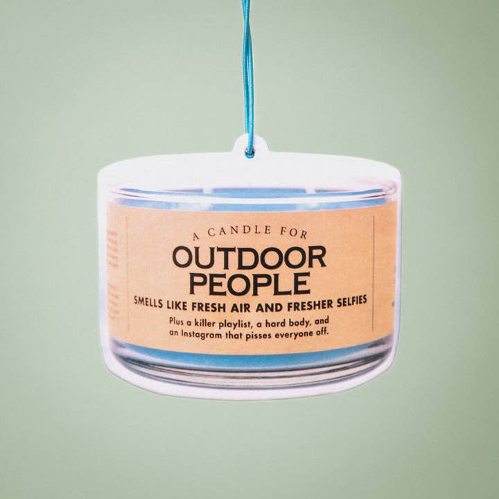 Whiskey River Soap Co. – wholesale Car Freshener - Unisex – Outdoor People Air Freshener | Funny Car Air Freshener