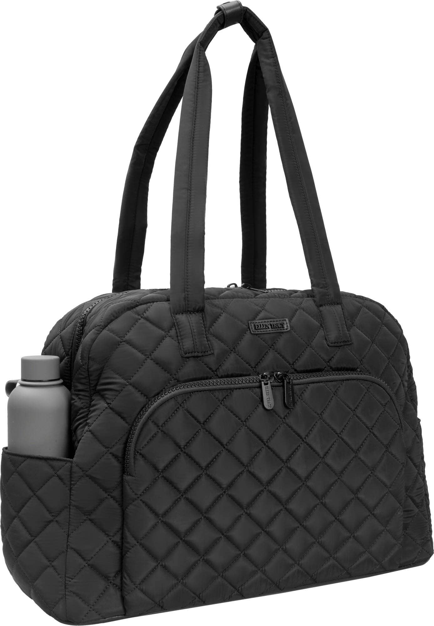 Magid - Wholesale Weekender Bag - Women's - Ellen Tracy 20 Inch Diamond Nylon Quilted Travel Duffel36