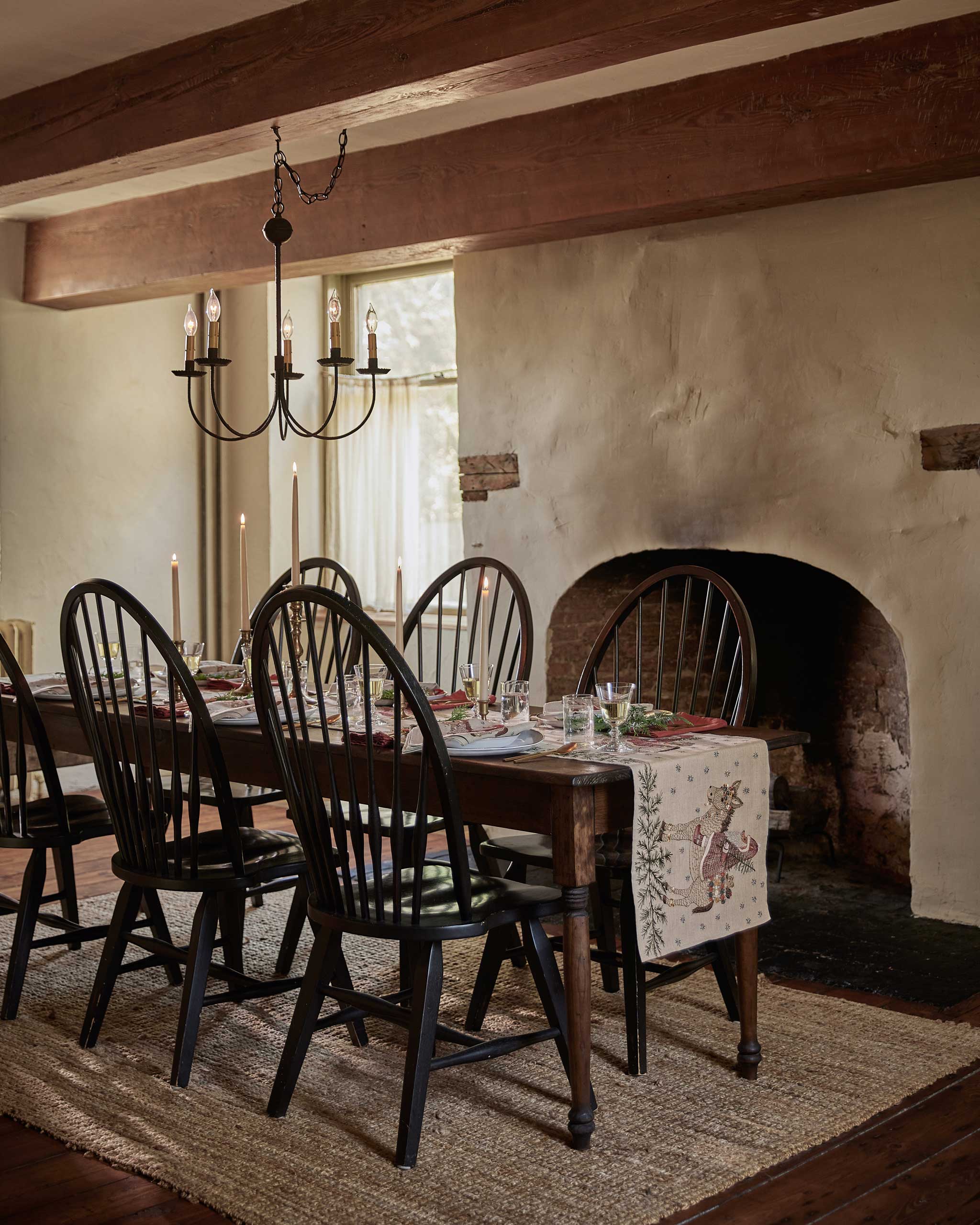 Coral & Tusk - Wholesale Table Runner - Christmas Donkey Table Runner4