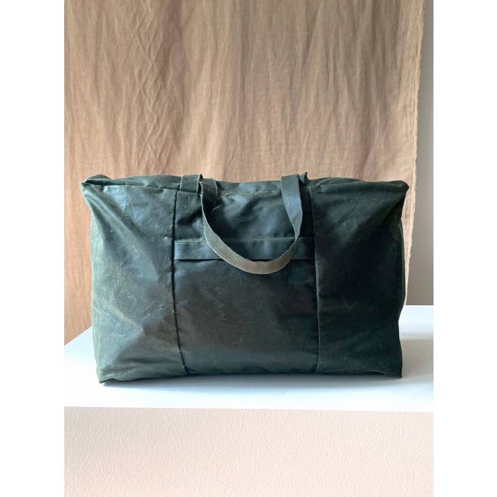 atelier b - Wholesale Messenger Bag - Unisex - Sac boîte | Box bag No6093ub, coton ciré | waxed cotton