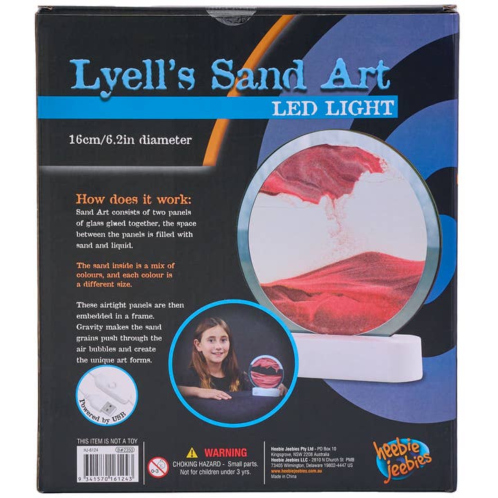 Heebie Jeebies USA - Wholesale Desk Light - Kids - LED Lyell's Sand Art7