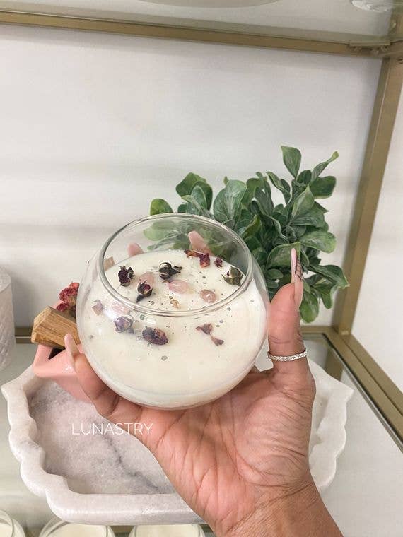 Lunastry – Engroshandel Glaslys – Crystal Ball stearinlys2