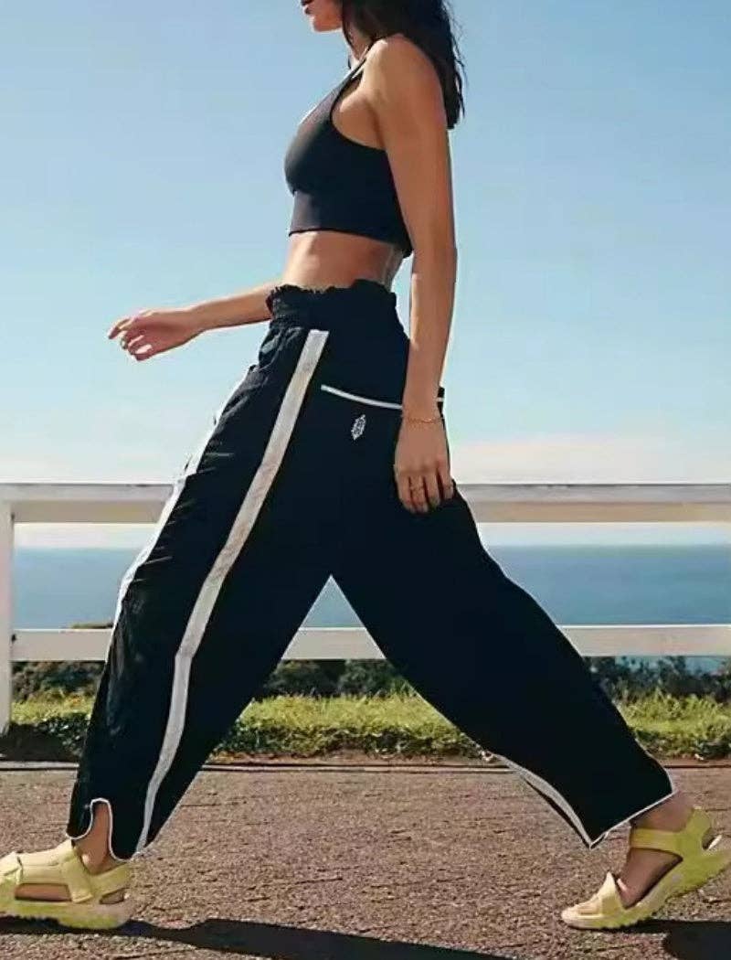 safistyle - Wholesale Pants - Women's - High-Waist Drawstring Track Pants5