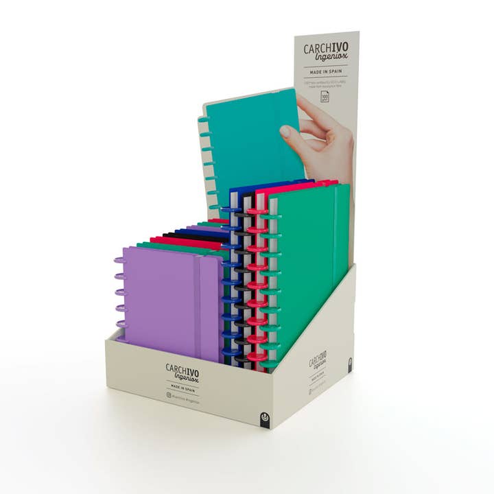 CARCHIVO - Wholesale Notebook - Display INGENIOX® disc notebooks - Intense Collection