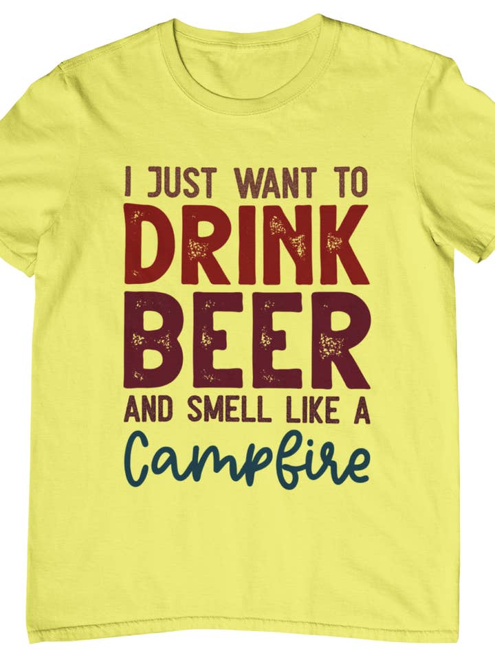 Solo quiero beber cerveza y oler a fogata para venta al por mayor de Hectic Rebellion