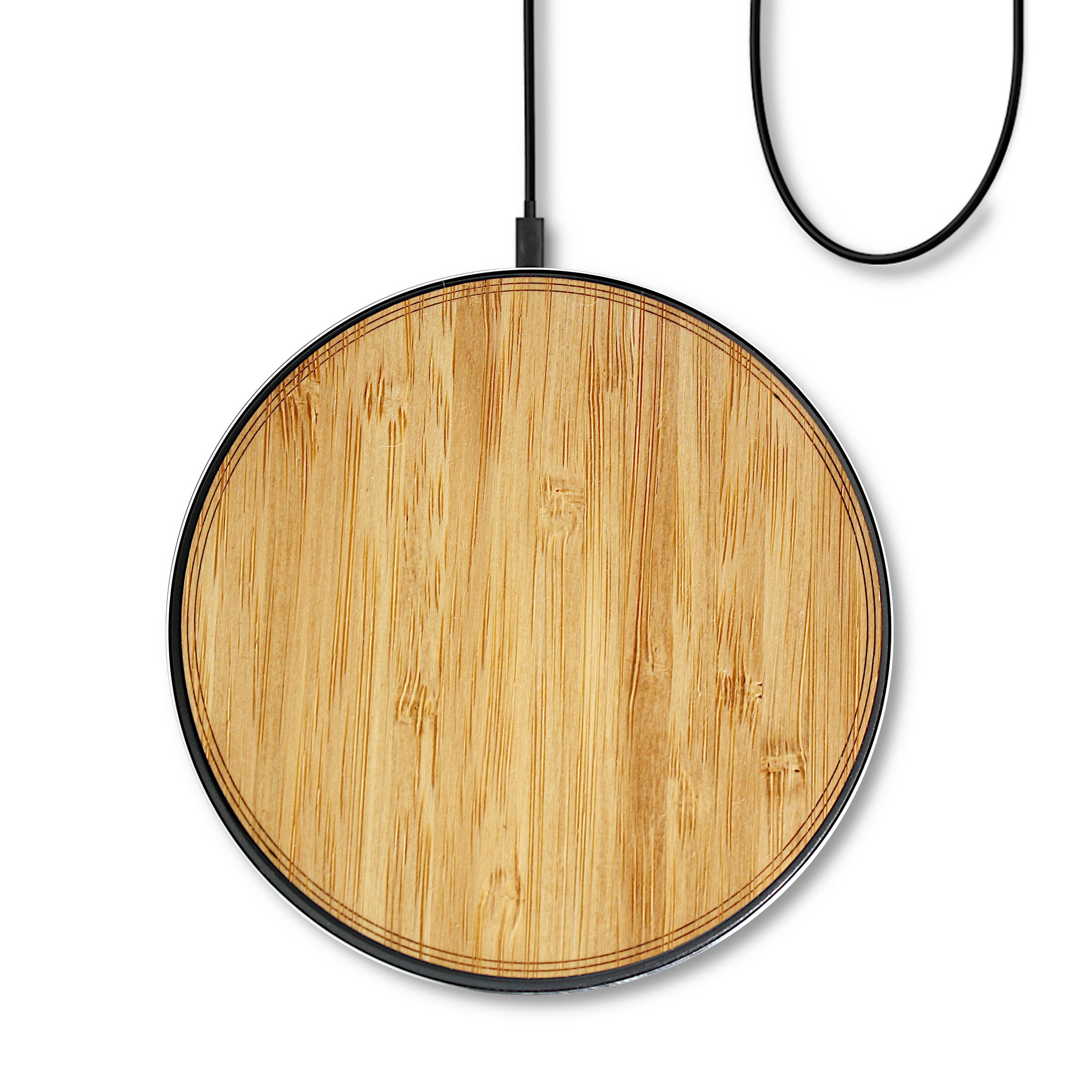 WUDN Handcrafted – Engroshandel Skærmbeskytter til telefon – Tilpasningsbar trådløs Qi hurtigoplader i træ6