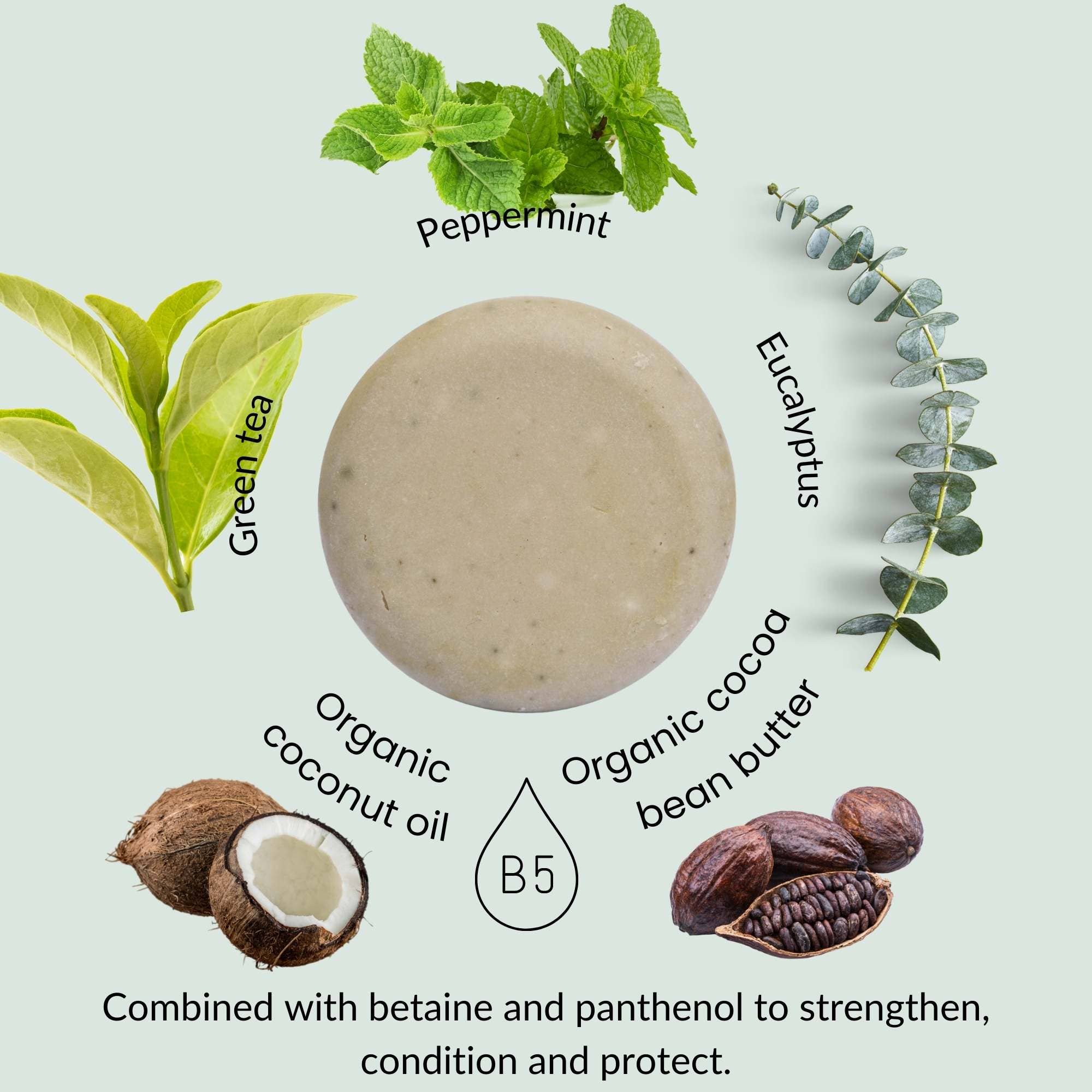 Acala Online - Vendita all'ingrosso Shampoo a saponetta/solido - Shampoo equilibrante Matcha Clean Green di ACALA2