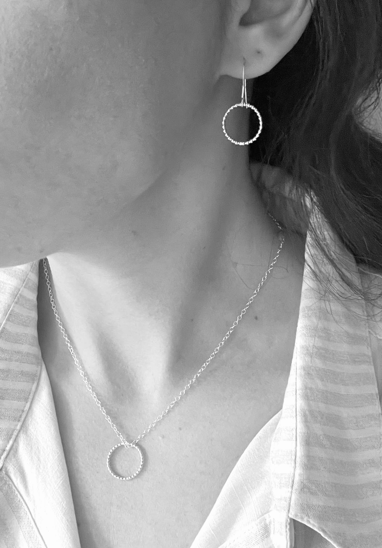 Verve Jewellery - Wholesale Jewelry Set - Sterling silver jewellery set, silver circle jewellery set5