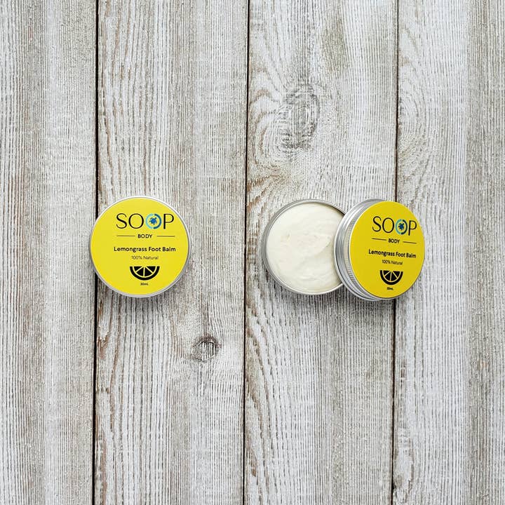Baume pour pieds à la citronnelle pour la vente par SOOP