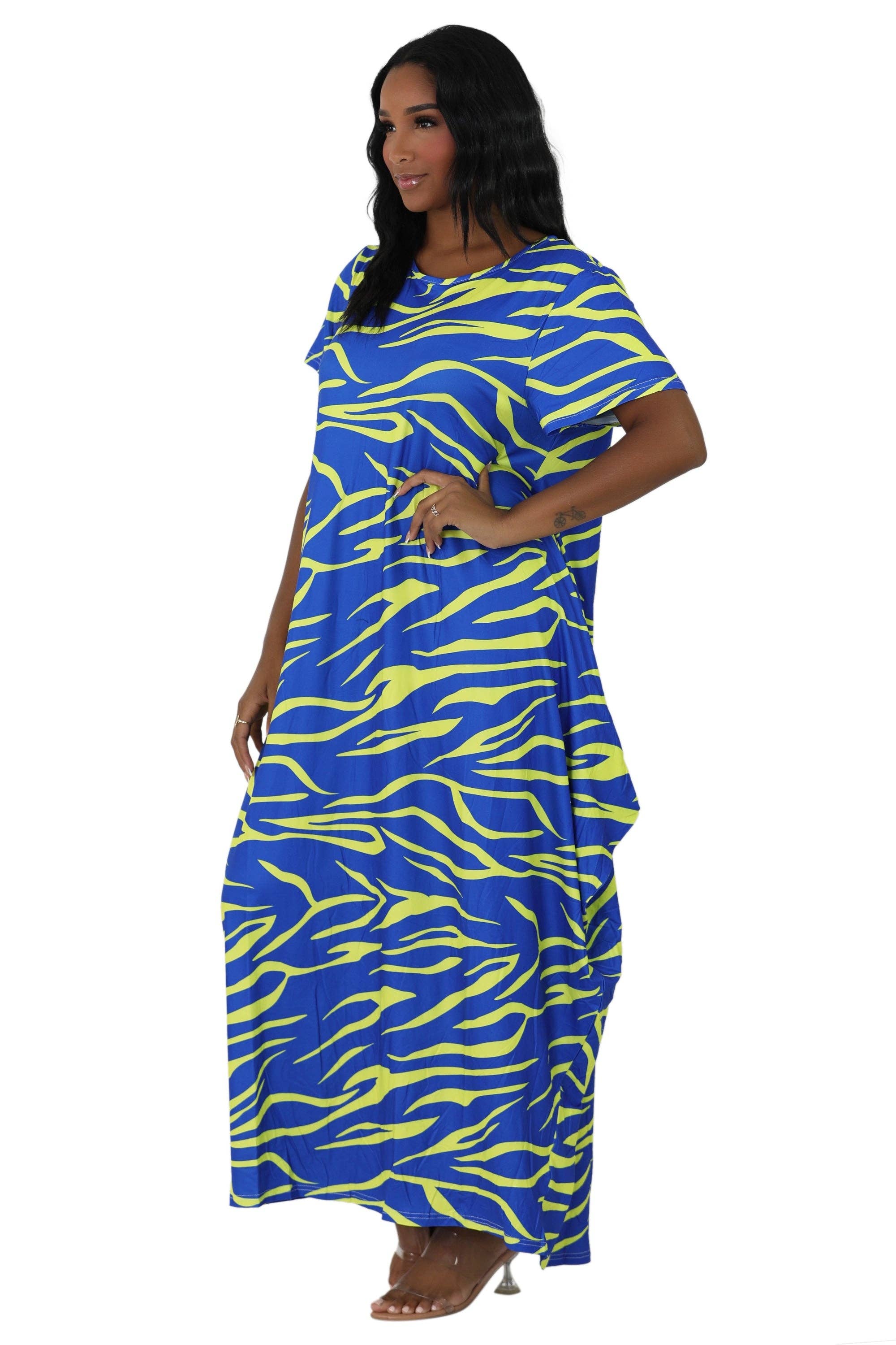 Advance Apparels – Großhandel Kleid – Damen – Langer Kaftan/Kleid 2222/D210045