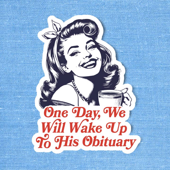 Anti Trump sticker, Social justice sticker, Laptop sticker for wholesale by Radical Buttons