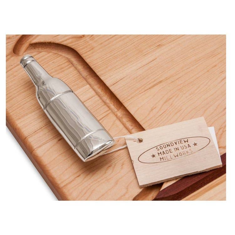 Soundview Millworks - Wholesale Cheese Board - Wine Bottle Handle Appetizer Boards3