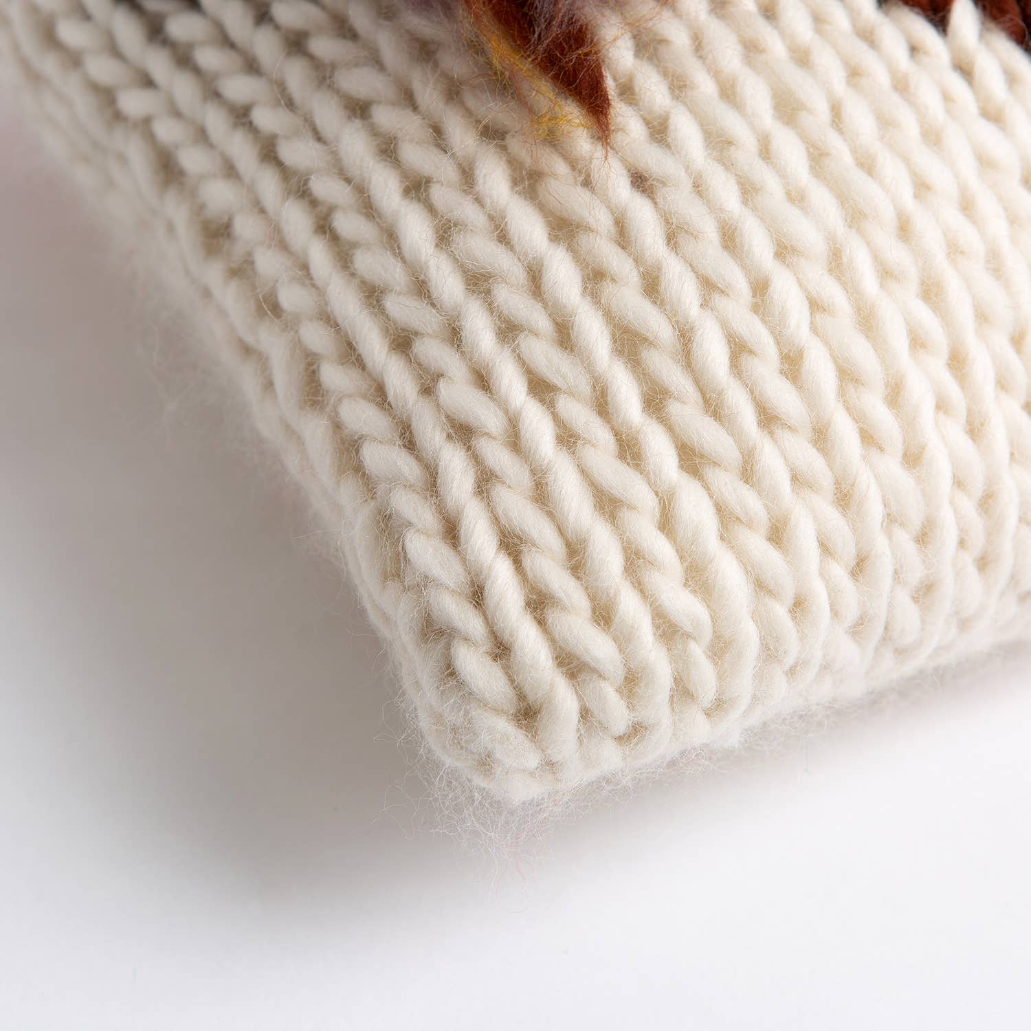 Wool Couture Company – wholesale Knitting/Crochet Supplies – Highland Cow Cushion Cover Easy Knitting Kit5