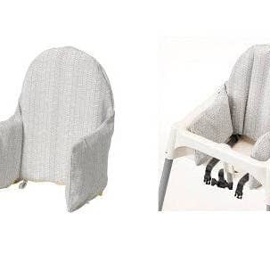 REMOVED BRAND - Wholesale Chair Cushion - SALE IKEA Highchair Cushion Cover for Klammig, Pyttig, Antilop Elephant Navy Blue2