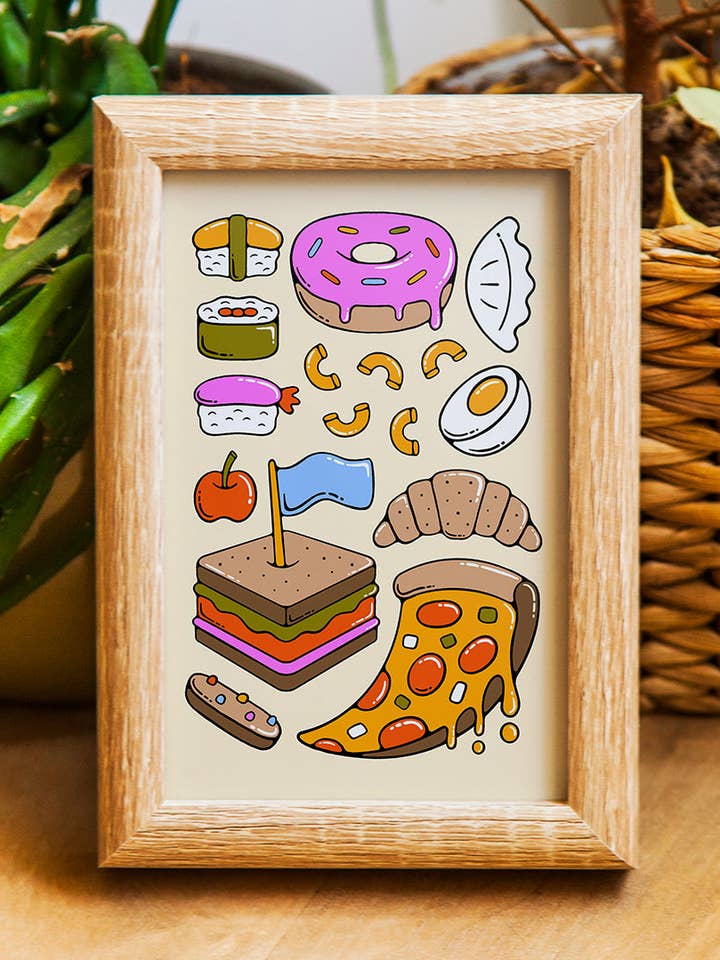 Tröstmat – 4 x 6″ Miniutskrift för wholesale av Bailey Crouch Illustration