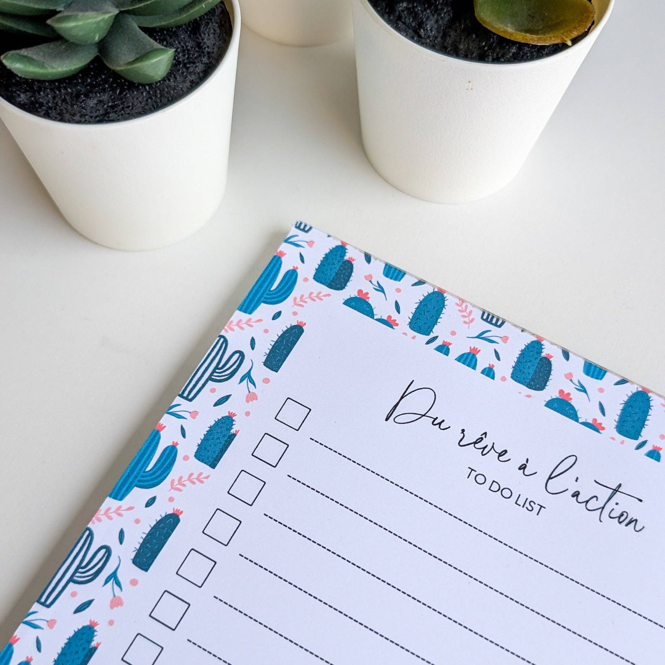 Avril & Novembre – wholesale Planner – To-Do List A5 - Cactus & Flowers4