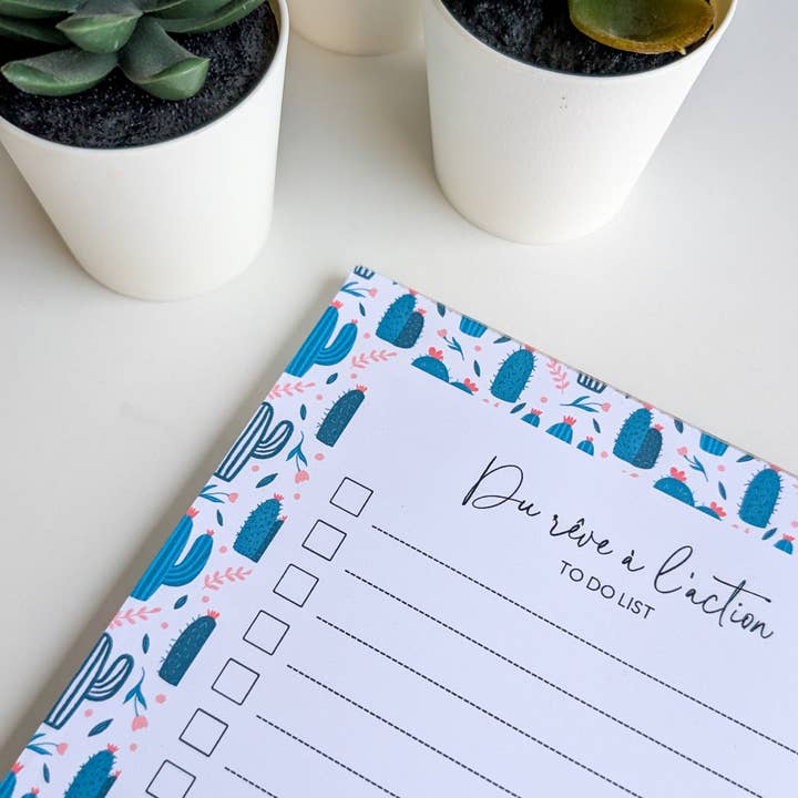 Avril & Novembre - Wholesale Planner - To-Do List A5 - Cactus & Flowers4