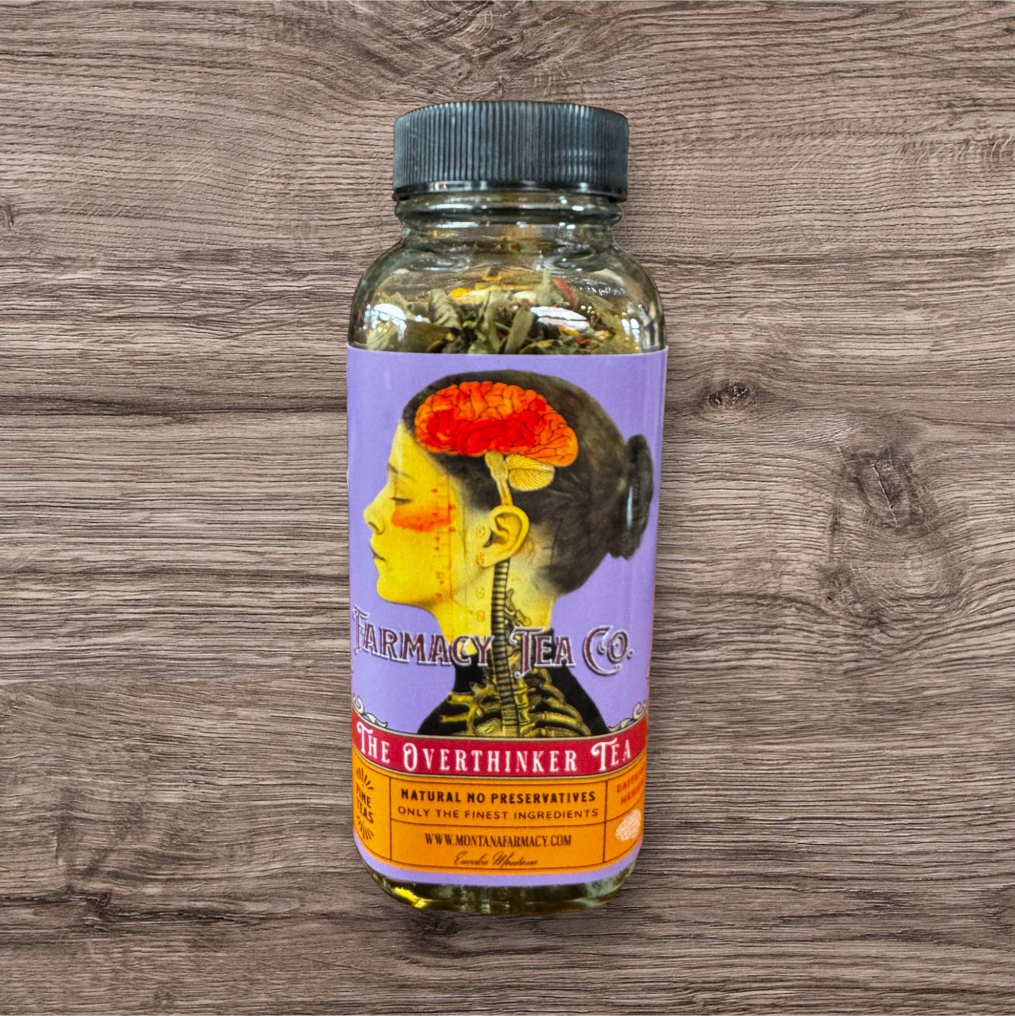 Montana Farmacy - Wholesale Loose Tea - Overthinker the Obsessive analysis tea Mental Wellness Quirk4