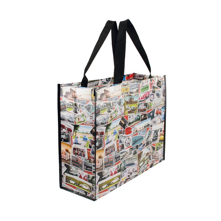 Bolsa de compras plegable a granel, reutilizable, reutilizable, de VW, con sellos vintage y otras tendencias de Resultados para bolsas reciclables al por mayor. Devoluciones gratuitas y condiciones de pago a 60 días en Faire en Faire.