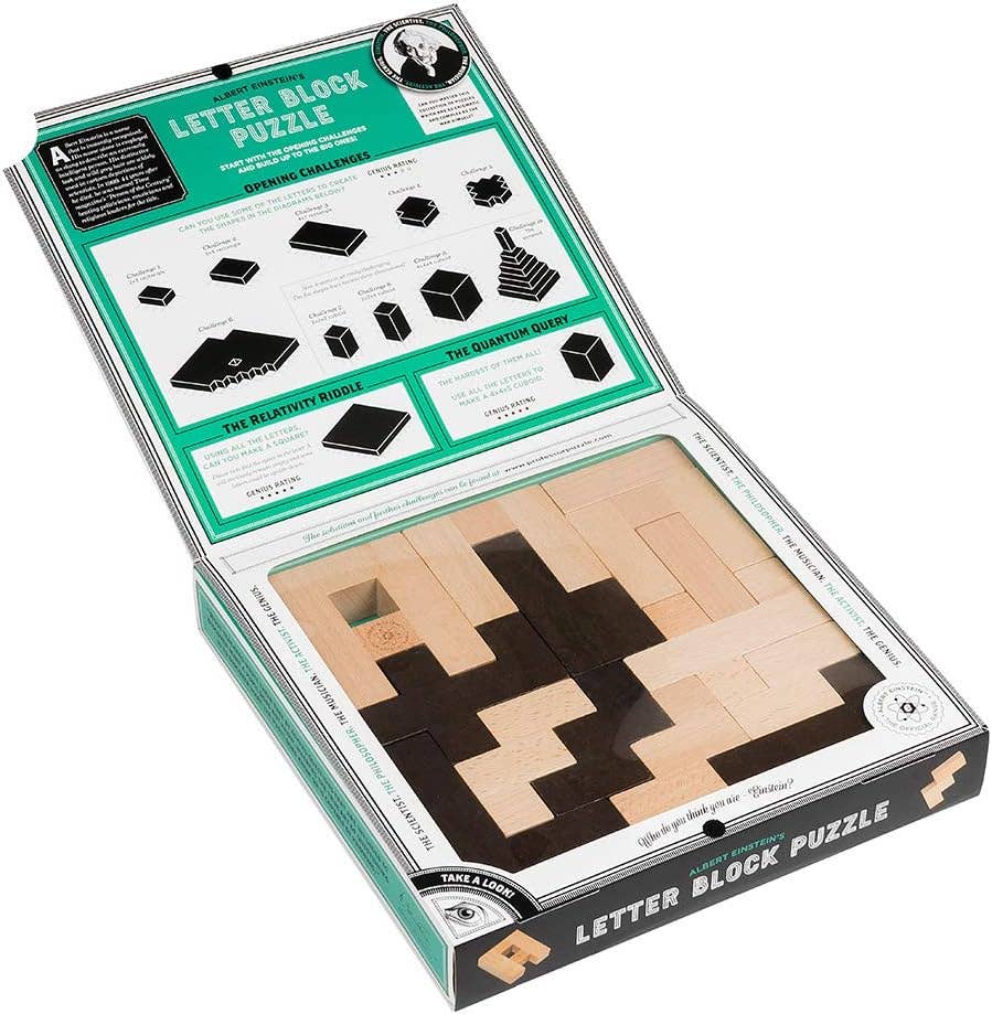 Texas Bookman - Wholesale Puzzle - Adult - Einstein: Letter Block Puzzle2