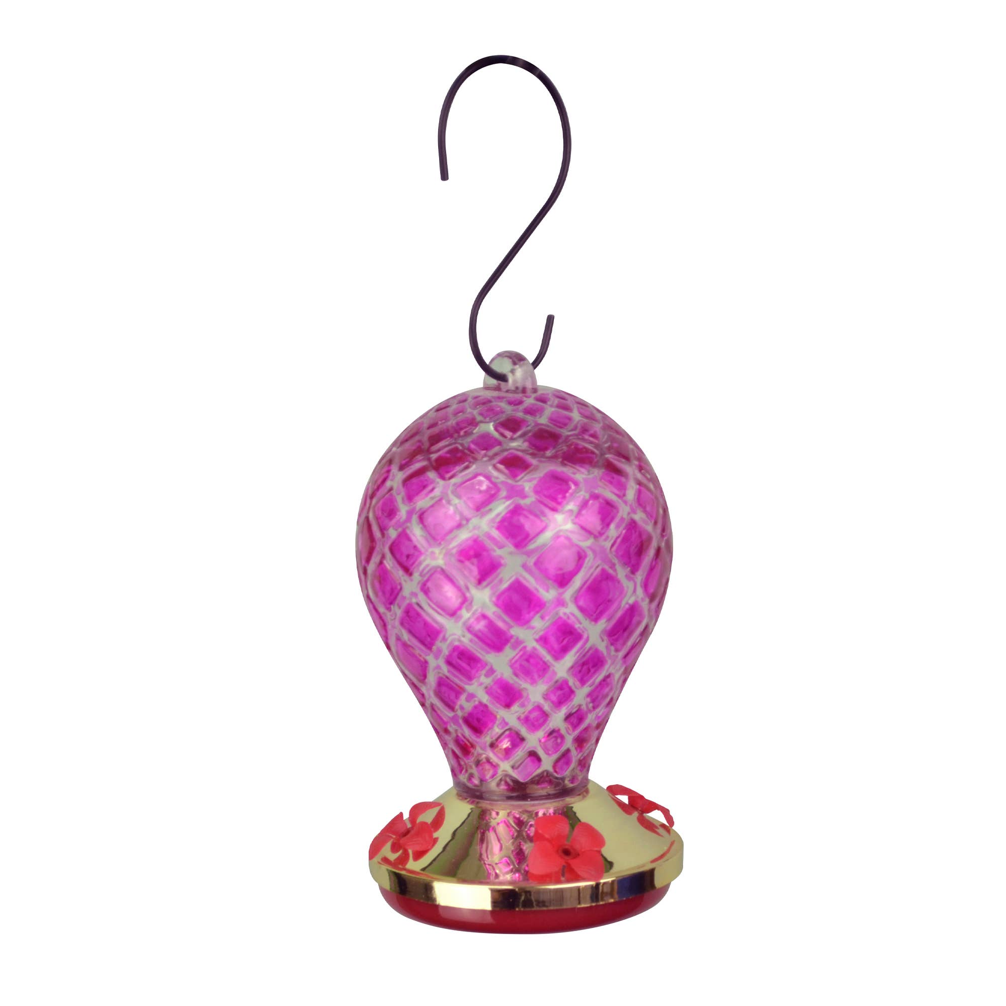 RCS Gifts - Wholesale Bird Feeder - Purple Glass Hummingbird Feeder - 26 oz1