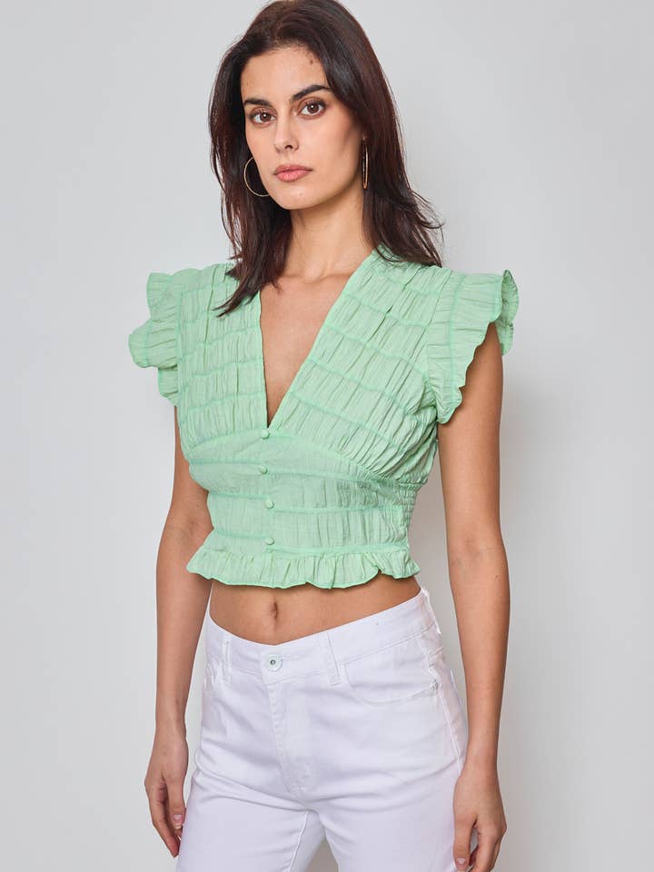 KY CREATION PARIS - Wholesale Blouse - Women's - Flared sleeve top13