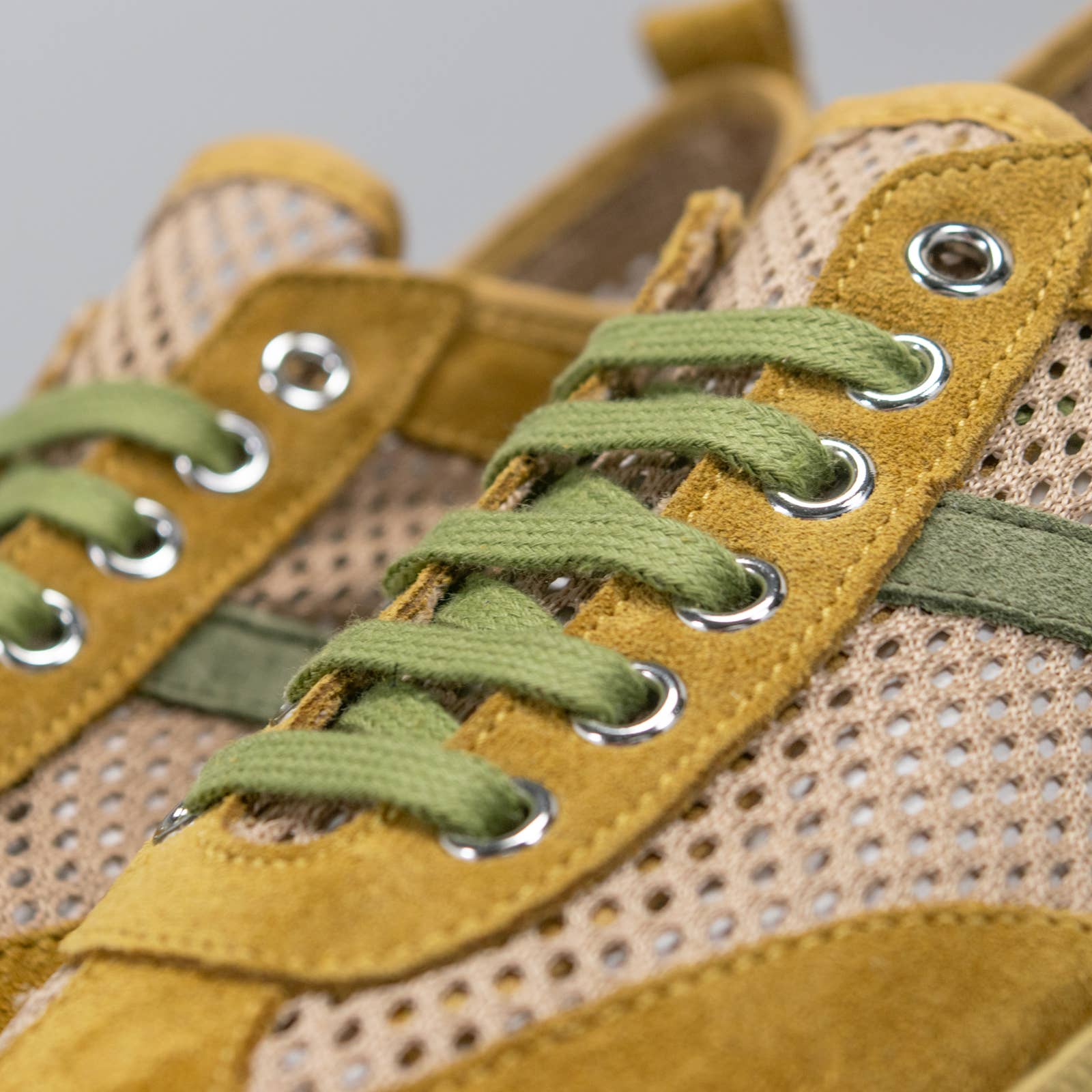 Haikon Hada (Calzame, Alster Komfort, Timoni) - Wholesale Lifestyle Sneakers - Women's - Breathable beige RETE sneakers for women – Comfort with style Haikon Hada8