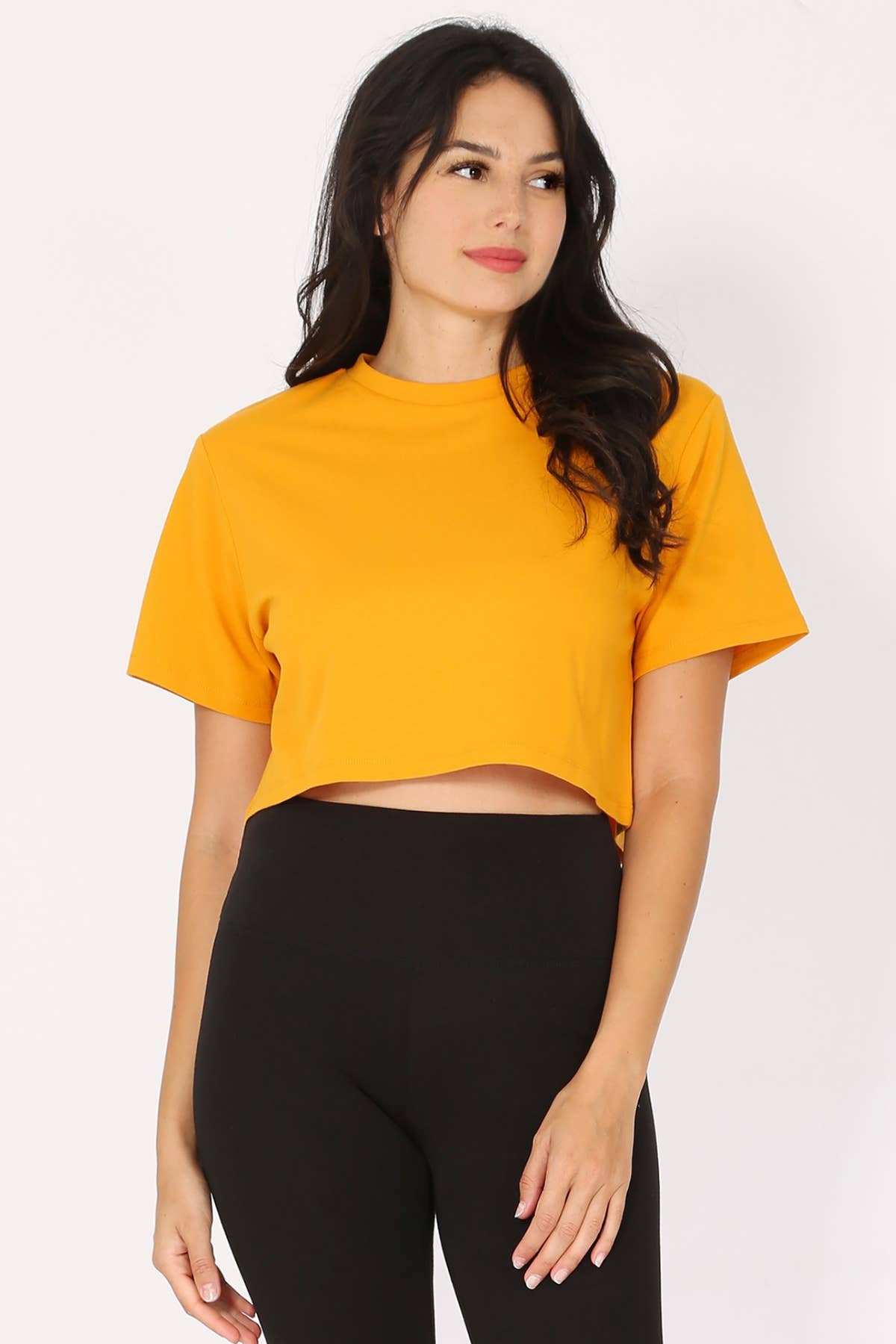 Color 5 – wholesale T-shirt – women's – Cotton lycra over size cropped t shirts with loose fit9