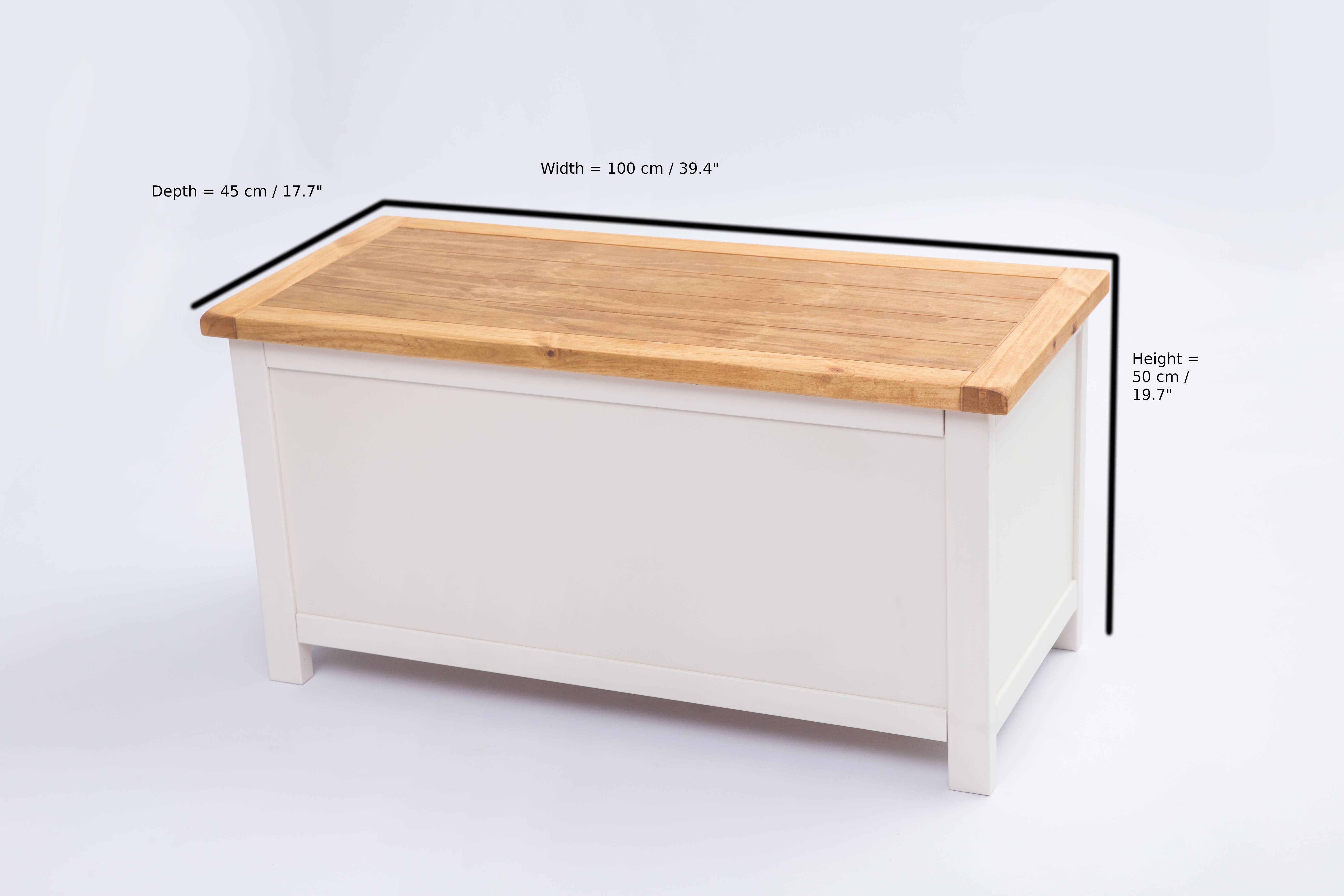 Greener Valley Trading - Wholesale Bench - Solid Wood Flip Top Storage Bench11