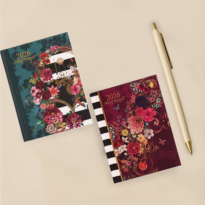 Melli Mello - Wholesale Planner - Melli Mello Plum Blossom Mini Agenda 20262