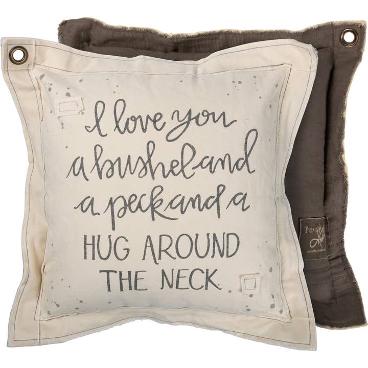 Primitives by Kathy - Wholesale Throw/Decorative Pillow - I Love You Pillow