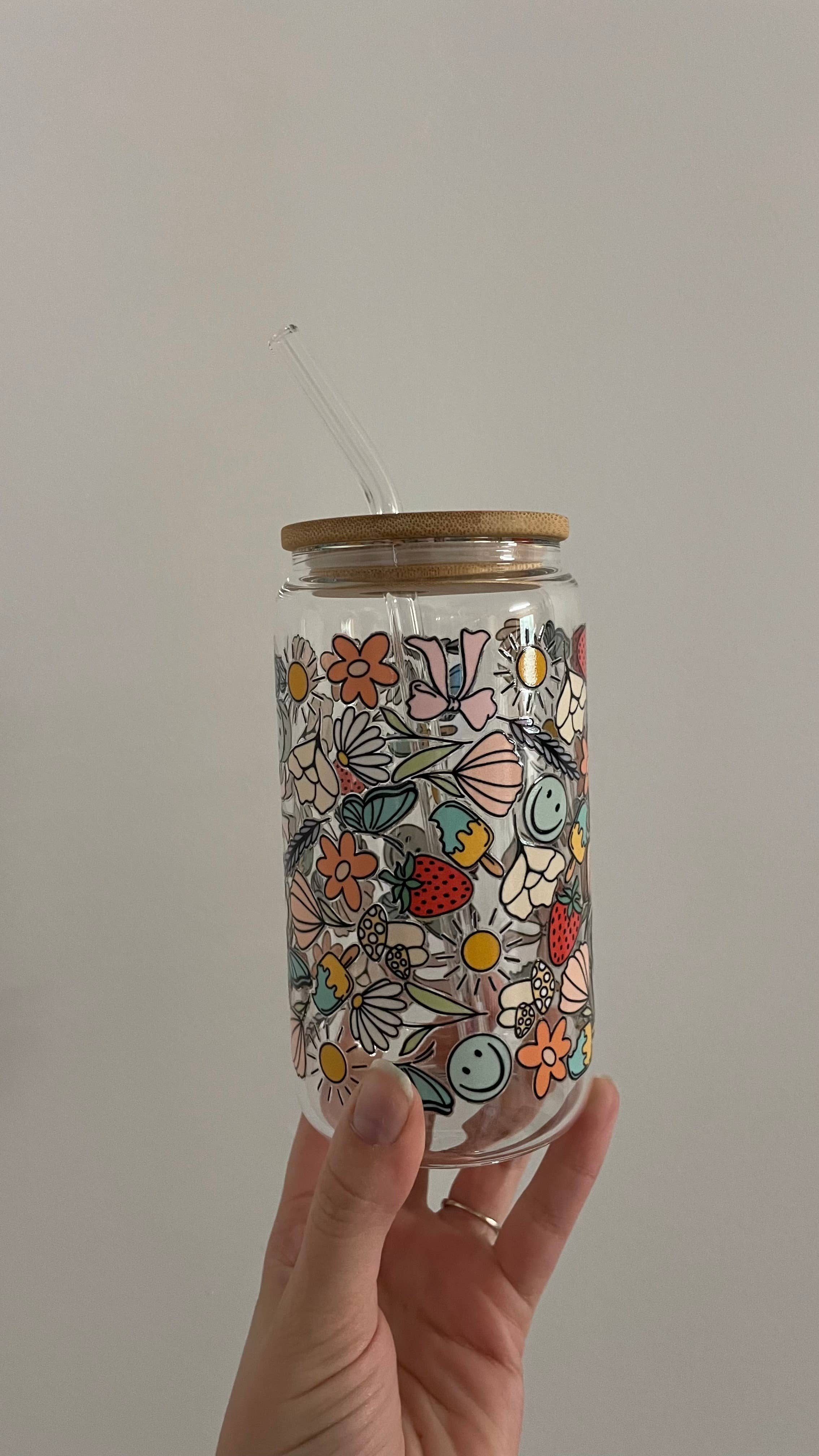 Amelia & Co - Wholesale Drinking Glass/Cup - Groovy Glass Can Cup, Libby Glass 5