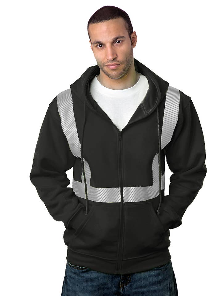 3737 Full Zip Hi Vis Segmented for wholesale by AST Sportswear