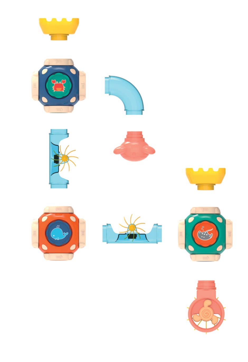 Discovery Toys - Wholesale Bath Toy - Baby - BATH PIPES Tub Toy1