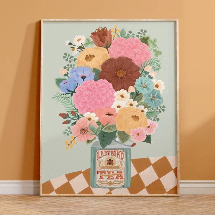 Blumenkunst Druck | Boho Kunst Druck | Wilde Bohemia Kunst Drucke für den Großhandel von Minibeau