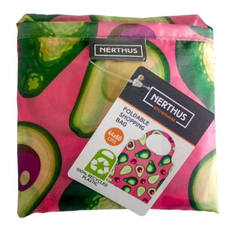 Vin Bouquet (Find It Import & Export Sl) - Wholesale Grocery/Shopping Bag - Foldable shopping bag. 100% recycled, Avocados1