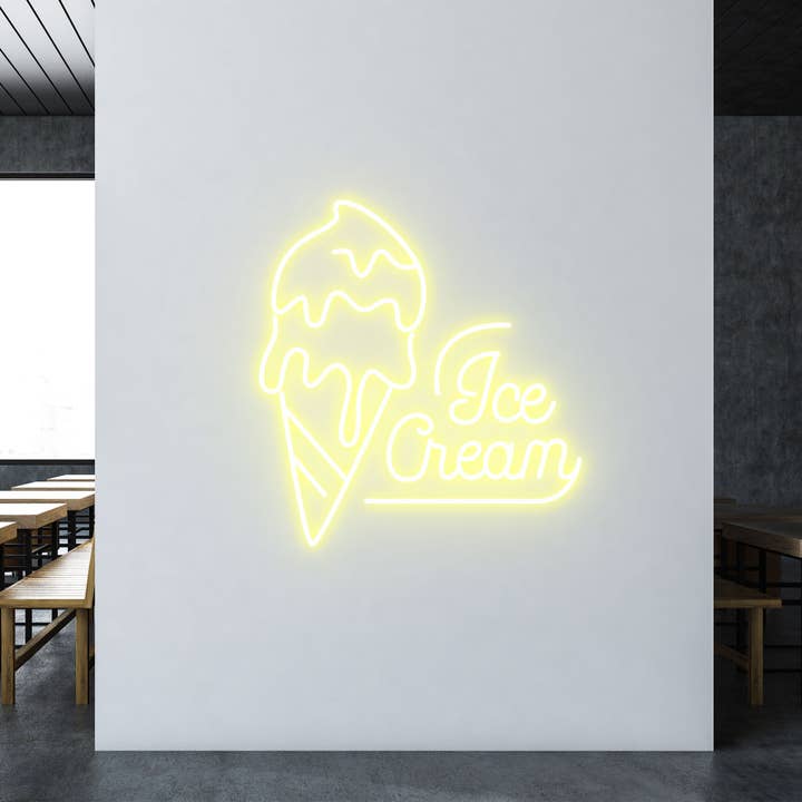 Ice Cream #1 - Neonreclame - IJsbar/Desert Bar voor wholesale door NexGenow
