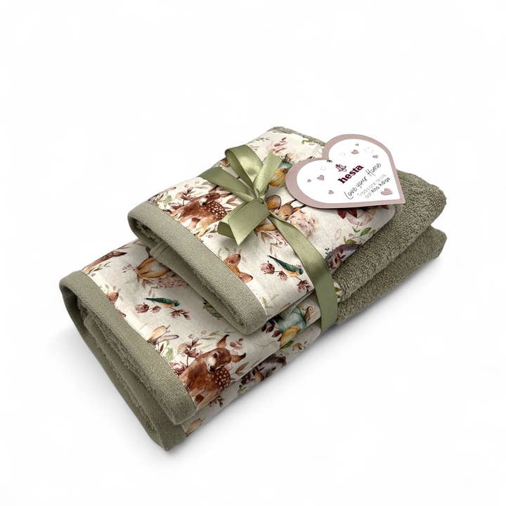 Hesta - Wholesale Bath Towel - TOWEL SET, FOX VERDINO, (40x60 + 60x105)0
