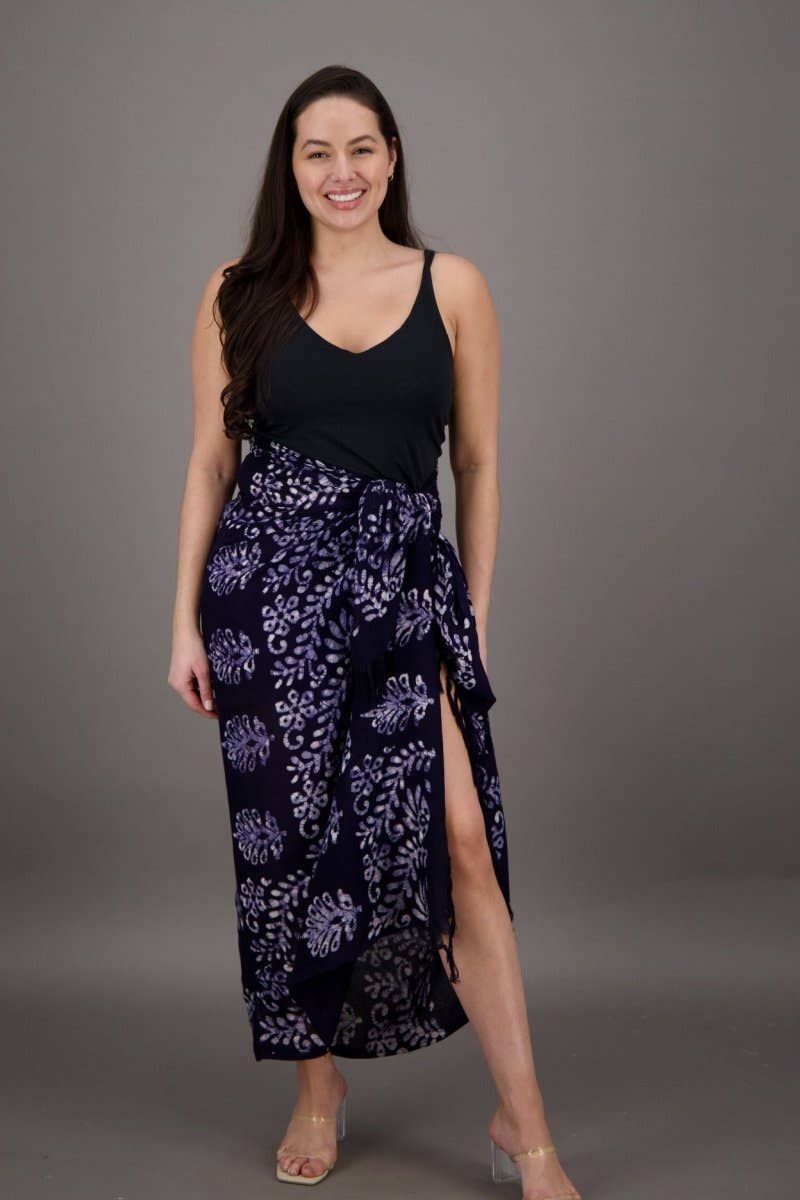 Advance Apparels - Wholesale Swim Cover Up - Women's - Block Print Pareo (12 Colors)5