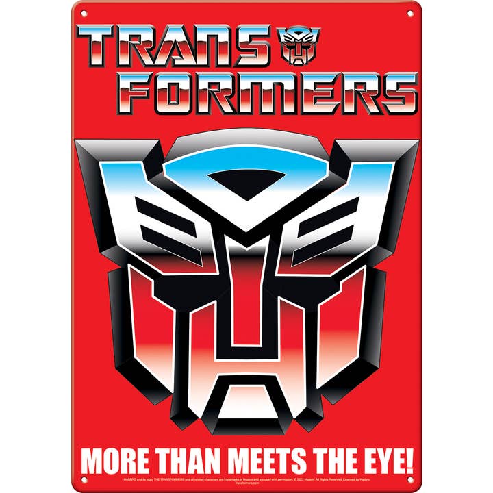 Transformers Autobot Metal Sign (11.5" x 8.25") for wholesale by Ata-Boy