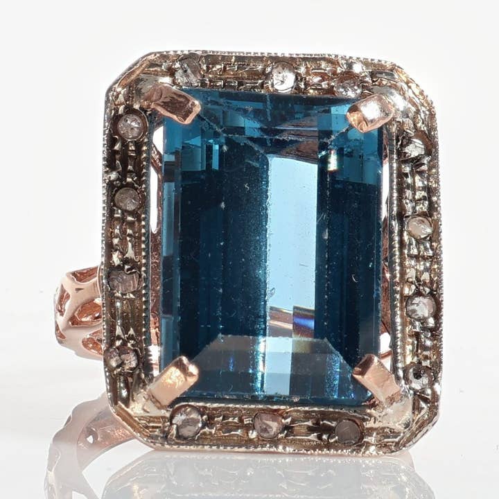 Reproduktion Ring Antik i sølv 925 og guld 9 Kt for engroshandel hos Gold Antique