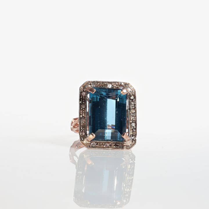 Anello Riproduzione Antico in argento 925 e Oro 9 Kt per la vendita all'ingrosso da parte di Gold Antique