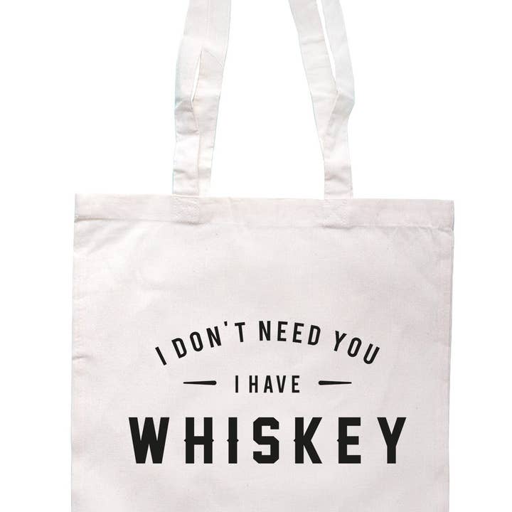 Illustrated Identity – Sacola - Unissexo por atacado – Eu não preciso de você, tenho sacola de uísque TB0586
